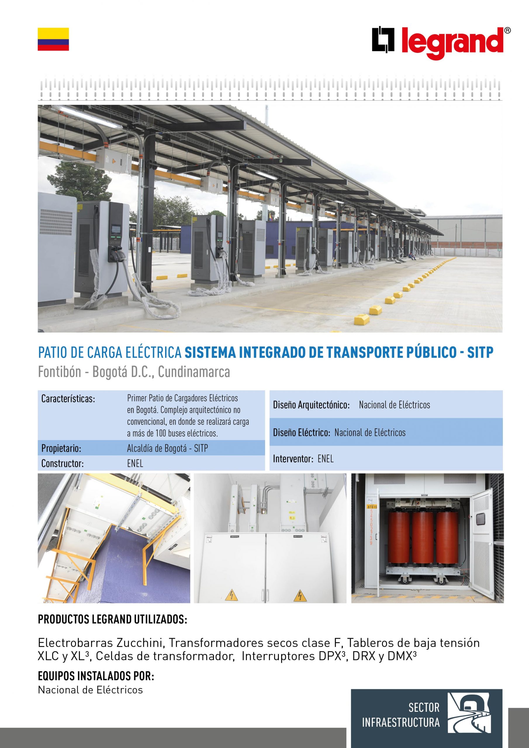 Patio de Carga Eléctrica Sistema Intregrado de Transporte Público – SITP (Fontibón)