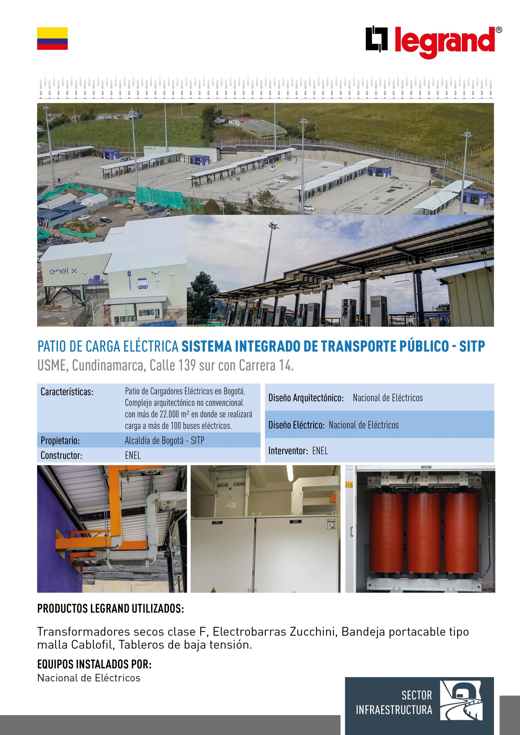 Patio de Carga Eléctrica Sistema Intregrado de Transporte Público – SITP (Usme)
